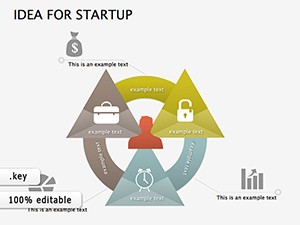 Idea for Startup Keynote diagrams Template for Presentation