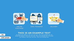 Professional Online Shopping Keynote Diagrams Template | Download Now