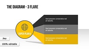 Flare Venn Keynote Diagrams Templates