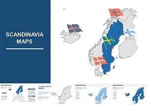 Map Scandinavia: Keynote Maps of Scandinavia Templates