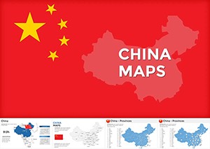 China Keynote Maps Template - Download Presentation