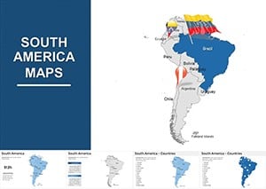 Map South America: Keynote Maps of South America Templates