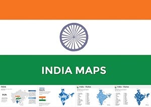 Maps of India for Keynote presentation