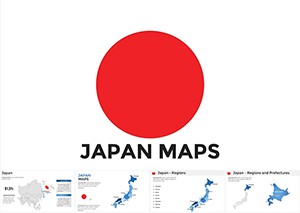 Japan Keynote Maps Templates