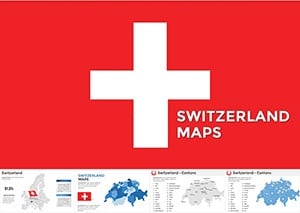 Map of Switzerland Keynote template