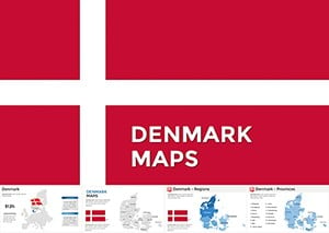 Denmark Keynote map template for presentation
