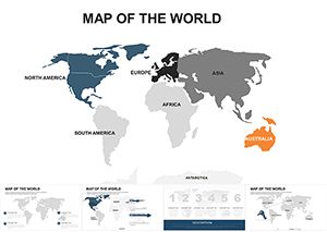 World Map: Editable Keynote Maps