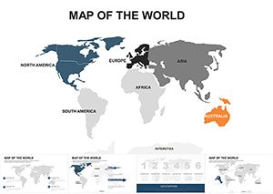 Editable World Maps Keynote Template | Download Presentation