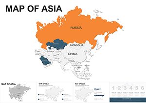 Keynote Maps of Asia for Presentations - Download