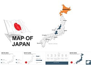 Japan Map: Editable Keynote maps of Japan