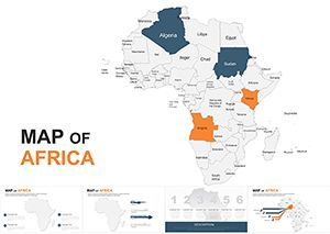 Editable Africa Keynote Maps - Download Premium Template
