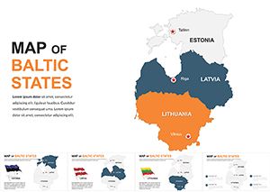 Baltic States Maps: Keynote maps of Baltic States Template