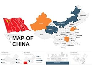 Map China: Keynote Maps of China Template