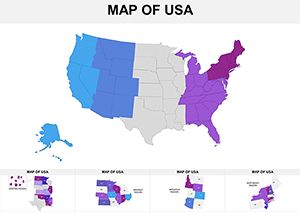 USA Regions Map: Keynote Maps of USA States