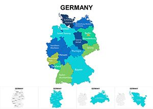 Germany Regions Keynote Maps: Dynamic Tools for Regional Mastery