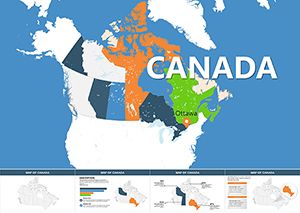Government of Canada Keynote Maps Template Presentation