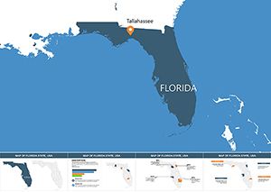 Map Florida: Keynote Maps of Florida Templates