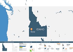 Idaho Keynote Maps Template for Presentation
