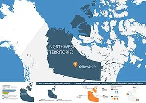 Enhance Your Presentations with Northwest Territories Canada Keynote Maps | Download Now