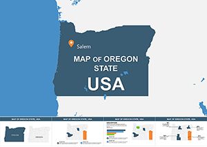 Oregon USA Keynote maps template