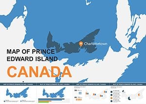 Map of Prince Edward Island Canada Keynote maps