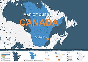 Quebec Canada Keynote maps