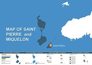 Canada Saint Pierre and Miquelon Keynote map Template
