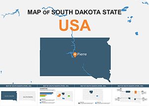 US State: South Dakota Keynote map