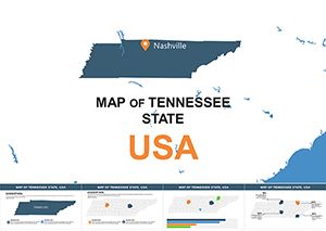 Tennessee US States Keynote map template