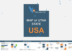 US States: Utah Keynote map template