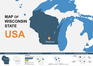 Wisconsin USA Keynote Maps