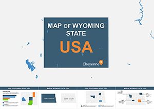 Wyoming USA Keynote Maps - Templates for Presentations