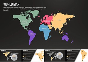 World Map with Country Keynote Presentation | Download Now