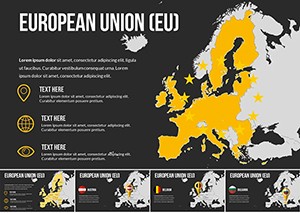 European Union Countries Keynote Maps Template