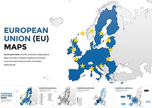Collection European Union Countries Keynote Maps Template