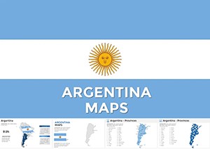 Editable Argentina Keynote Maps Template for Professional Presentations