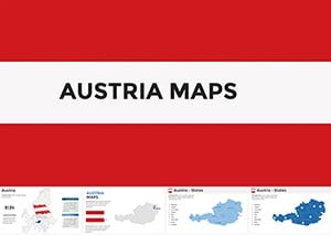 Map Austria: Keynote Maps of Austria Templates