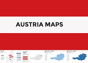 Austria Keynote Maps Template for Professional Presentations