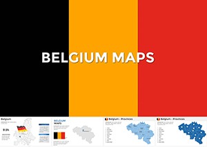 Map Belgium: Keynote Maps of Belgium Templates