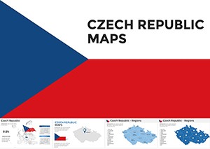 Map Czech Republic: Keynote Maps of Czech Republic Templates