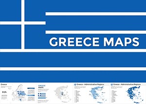 Map Greece: Keynote Maps of Greece Templates