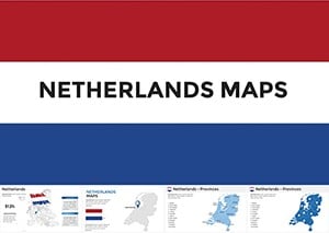 Map Netherlands: Keynote Maps of Netherlands Templates