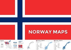 Norway Keynote map template