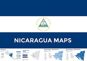 Nicaragua Keynote Maps Templates
