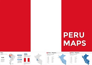 Peru Keynote Maps Template | Interactive Presentation