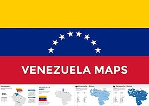 Venezuela - South America Map for Keynote Presentation
