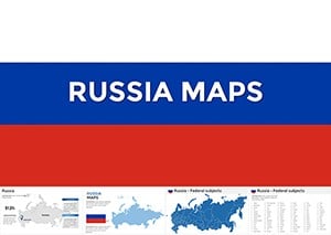Russia Keynote Maps Templates