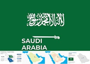 Map Saudi Arabia: Keynote Maps of Saudi Arabia Template