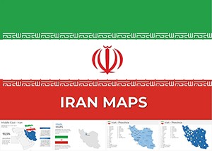 Map Iran: Keynote Maps of Iran Templates