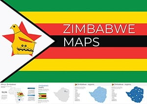 Zimbabwe map: Keynote maps of Zimbabwe template